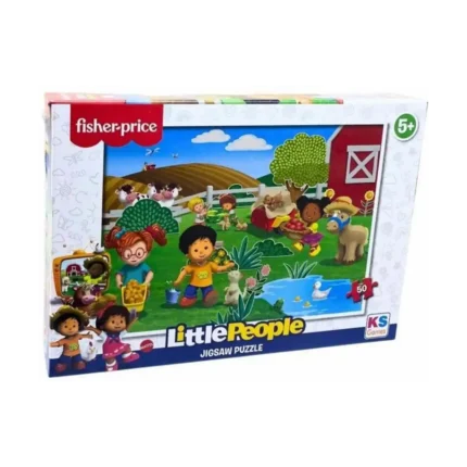 Fisher Price Little People 50 Parça Puzzle