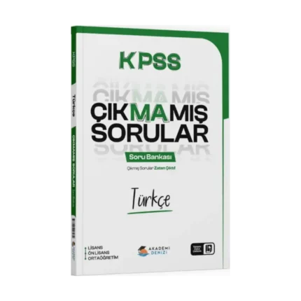 Akademi Denizi KPSS Türkçe Çıkmamış Sorular Soru Bankası