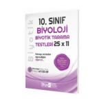 Biyotik Yayınları 10. Sınıf Biyoloji 25 x 11 Biyotik Tarama Testleri