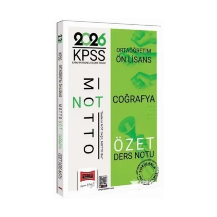 Kpss Lise Ortaöğretim Ön Lisans Coğrafya Ders Notları 2026