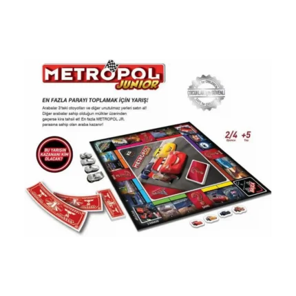 Cars Metropol Junior Kutu Oyunu