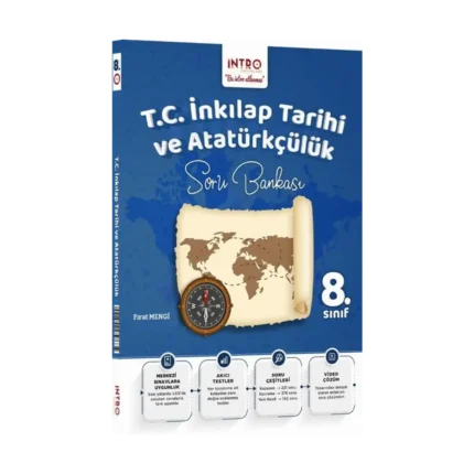İntro Yayınları 8. Sınıf T.C. İnkılap Tarihi ve Atatürkçülük Soru Bankası