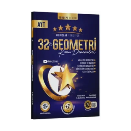 Yıldızlar Yarışıyor AYT Geometri 32 li Konu Denemeleri