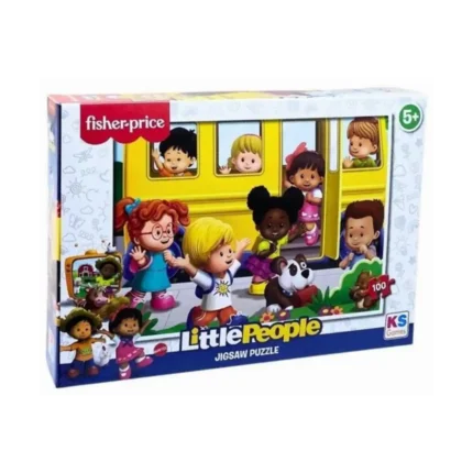Fisher Price Little People 100 Parça Puzzle