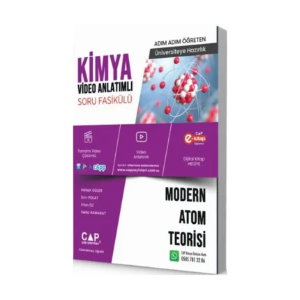 Çap Yayınları Kimya Modern Atom Teorisi Konu Anlatımlı Soru Bankası