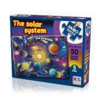 Planets Of Solar System Jumbo Puzzle 50 Parça