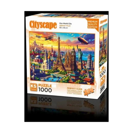 One World City Puzzle 1000 Parça