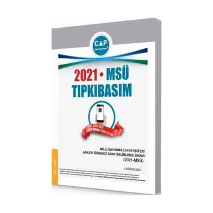 Çap Yayınları 2021 MSÜ Tıpkı Basım