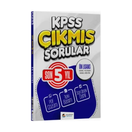 Akademi Denizi KPSS Genel Kültür Genel Yetenek Önlisans Son 5 Yıl Çıkmış Sorular