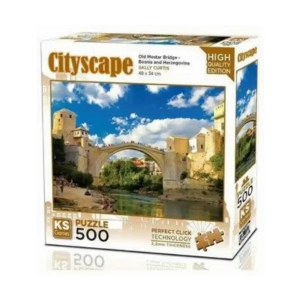 Old Mostar Bridge Bosna-hersek Puzzle 500 Parça
