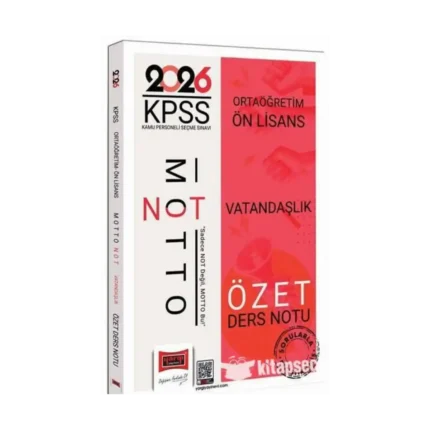 Kpss Lise Ortaöğretim Ön Lisans Vatandaşlık Ders Notları 2026