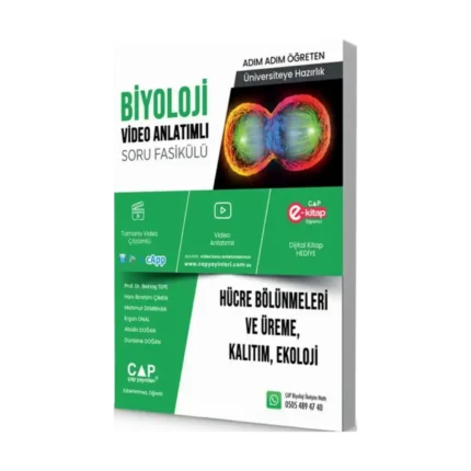 Çap Yayınları Üniversiteye Hazırlık Biyoloji Hücre Bölünmeleri ve Üreme Kalıtım Ekoloji Soru Fasikülü