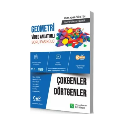 Çap Yayınları Çokgenler ve Dörtgenler Konu Anlatımlı Soru Bankası