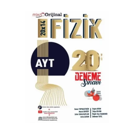 Orijinal Mikro AYT Fizik 20 lİ Deneme Sınavı