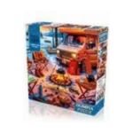 Campfire Under The Snow Puzzle 1000 Parça (küçük Boy)