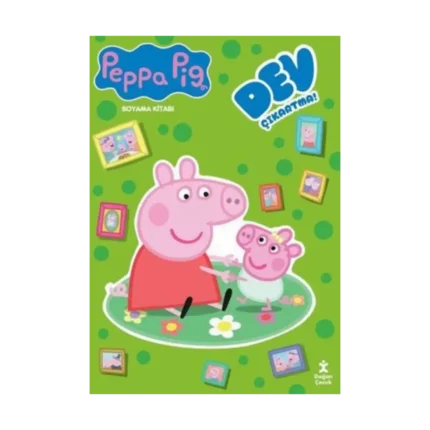 Peppa Pig - Dev Çıkartmalı Boyama