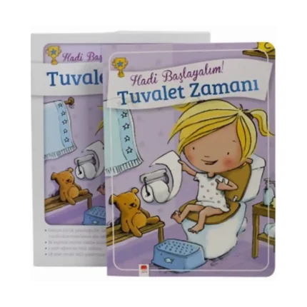 Tuvalet Zamanı - Kızlar İçin Tuvalet Eğitimi Kitabı (Ciltli)