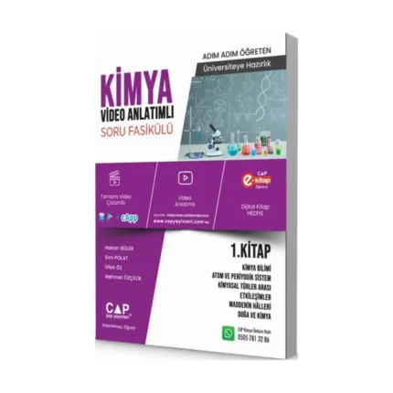 Çap Yayınları Kimya 1. Kitap Konu Anlatımlı Soru Bankası