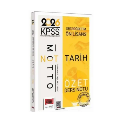 Kpss Lise Ortaöğretim Ön Lisans Tarih Ders Notları 2026