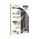 Kpss Lise Ön Lisans Tarih Yaprak Test