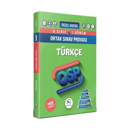 Av Akıllı Versiyon Yayınları 6. Sınıf Türkçe 1. Dönem OSP Orta Sınav Provası