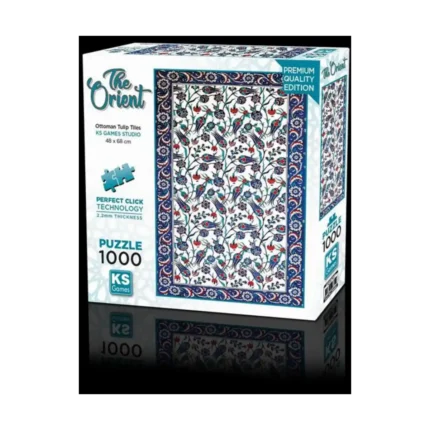 Ottoman Tulip Tiles Puzzle 1000 Parça