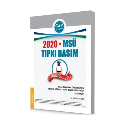 Çap Yayınları Üniversiteye Hazırlık MSÜ 2020 Tıpkı Basım