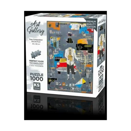 Gray Composition Puzzle 1000 Parça