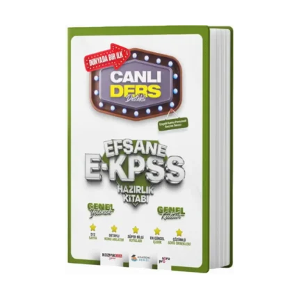 Akademi Denizi EKPSS Genel Kültür Genel Yetenek Canlı Ders Efsane Hazırlık Kitabı