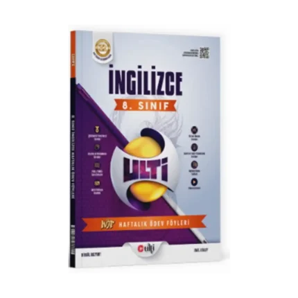 Ulti Yayınları 8. Sınıf LGS İngilizce Haftalık Ödev Föyleri