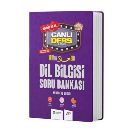 Akademi Denizi KPSS Dil Bilgisi Kolaydan Zora Canlı Ders Soru Bankası