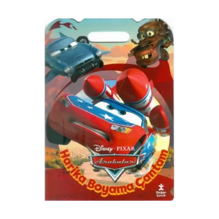 Dısney Arabalar Harika Boyama Çantam