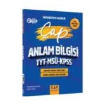 Çap Yayınları TYT MSÜ KPSS Türkçe Anlam Bilgisi Üniversiteye Hazırlık