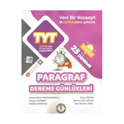 Süre Yayınları TYT Paragraf 25 li Deneme Günlükleri