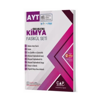 Çap Yayınları AYT Kimya Video Anlatımlı Fasikül Seti