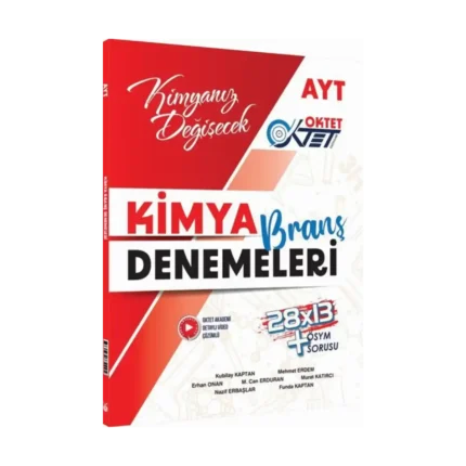 Oktet Yayınları AYT Kimya 28 x 13 Branş Denemeleri