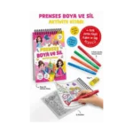 Prenses – Boya ve Sil Aktivite Kitabı / 3 Yaş +