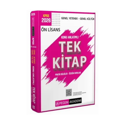 Kpss Ön Lisans Gy Gk Konu Anlatımlı Tek Kitap
