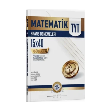 Bilgi Sarmal Yayınları TYT Matematik 15 x 40 Branş Denemeleri