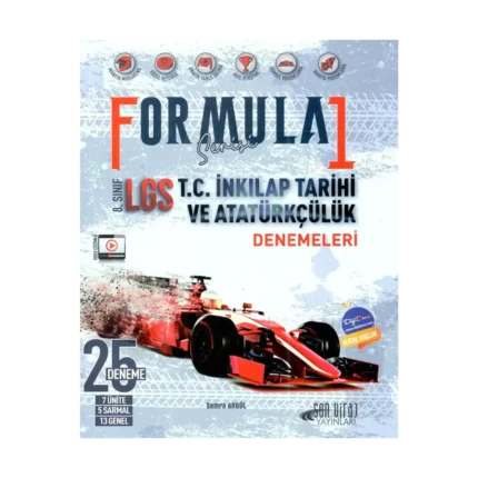 Son Viraj Yayınları 8. Sınıf LGS T.C. İnkılap Tarihi Formula Serisi 25 Denemeleri