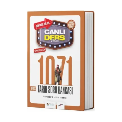 Akademi Denizi KPSS Tarih Canlı Ders Destekli 1071 Soru Bankası