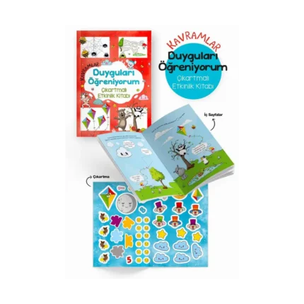 Duyguları Öğreniyorum Çıkartmalı Etkinlik Kitabı 3 Yaş +