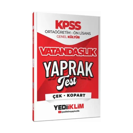 Kpss Ortaöğretim Ön Lisans Vatandaşlık Yaprak Test