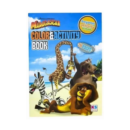 Madagascar Boyama Ve Aktivite Kitabı