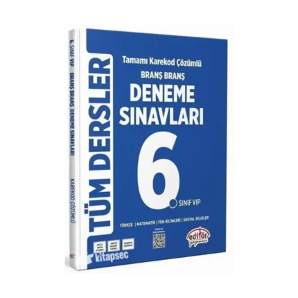 6. Sınıf Deneme Tüm Dersler Branş Branş