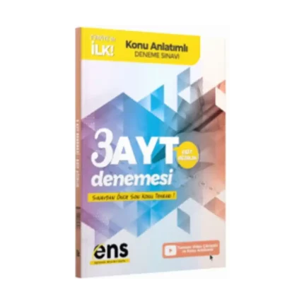 ENS Yayıncılık AYT Eşit Ağırlık 3 lü Konu Anlatımlı Deneme