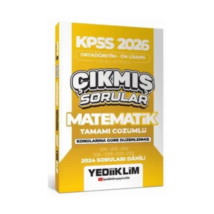 Kpss Ortaöğretim Ön Lisans Matematik Çıkmış Sorular 2026