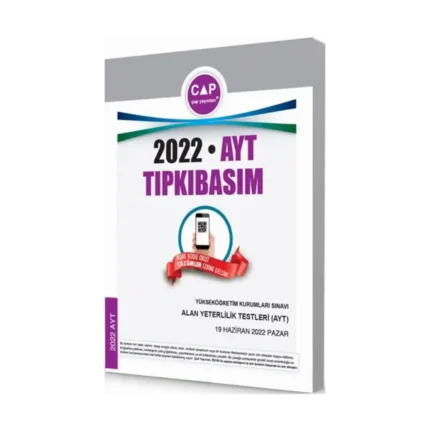 Çap Yayınları 2022 AYT Tıpkı Basım