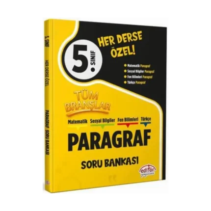 5. Sınıf Paragraf Soru Bankası Tüm Branşlar