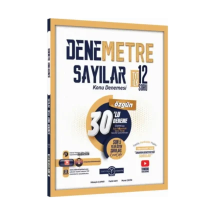 Orijinal Yayınları TYT Sayılar Denemetre 30 lu Konu Denemesi
